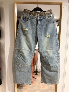 AELFRIC EDEN BAGGY BARREL DOUBLE WAIST
JEANS